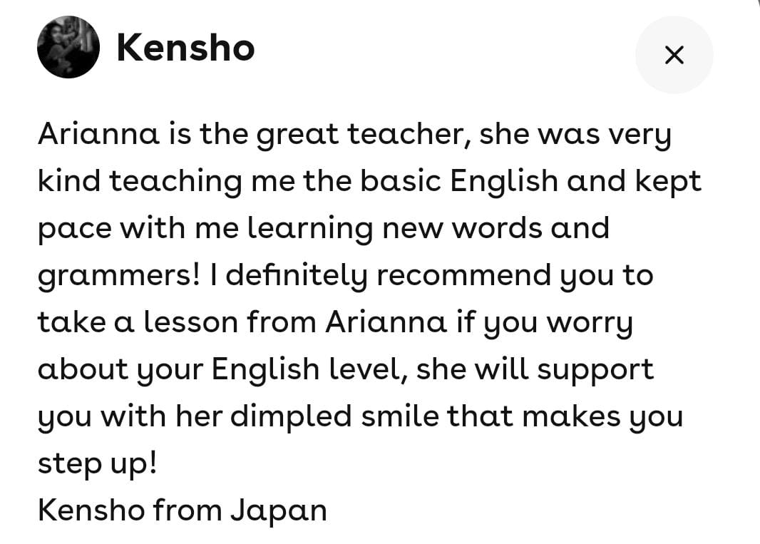 Arianna insegnante privato di inglese recensione